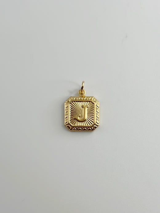 Initial Charm - Square Initial Letter