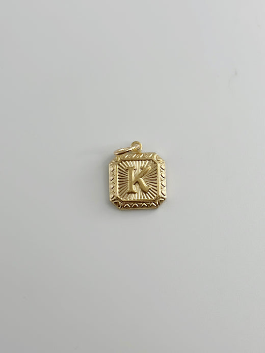 Initial Charm - Square Initial Letter