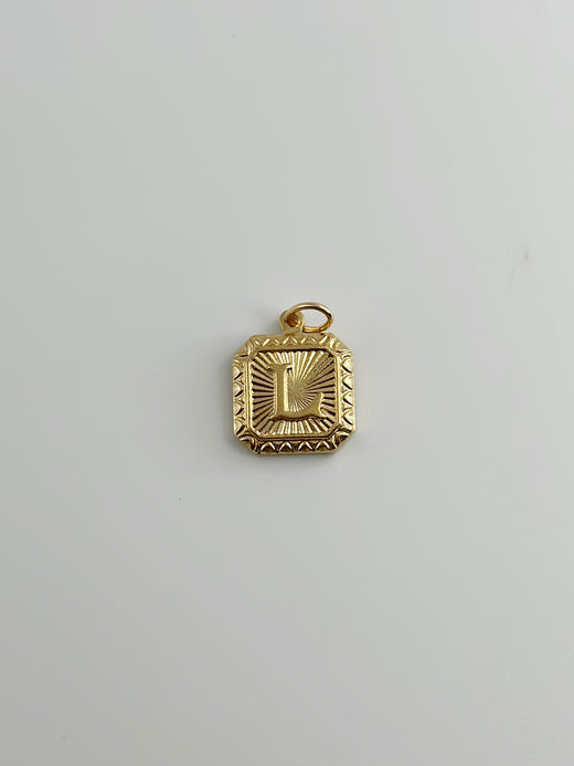 Initial Charm - Square Initial Letter