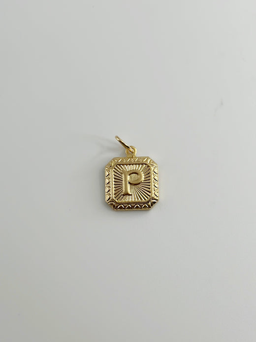 Initial Charm - Square Initial Letter