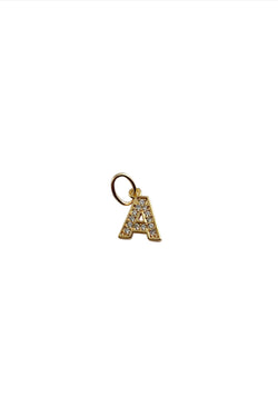 Charm Bar - Initial Pave Letter Charm