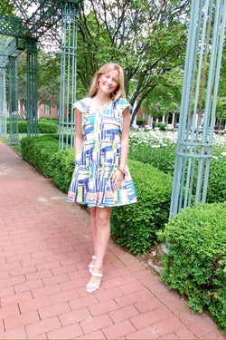 Lime Ruffled Dress