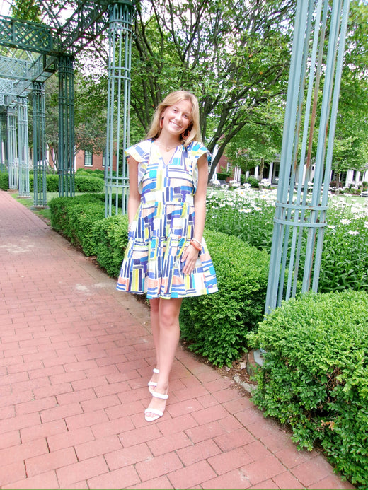 Lime Ruffled Dress