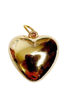 Charm Bar - Chunky Gold Heart