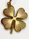 Charm Bar - Etched 4 Leaf Clover