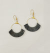 Verdier French Sequin Hoop Earring