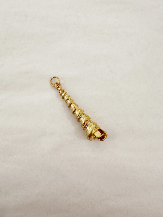 Long Spiral Shell Charm