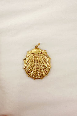 Large Vintage Scallop Shell