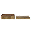 Brass Studded Box, Gold Finish