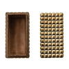 Brass Studded Box, Gold Finish