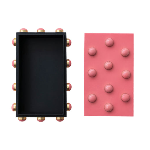 Pink & Gold Bobbin Box
