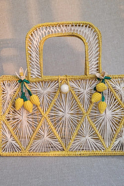 Samira Lemon Handbag
