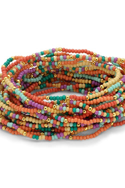 2mm Stretch Seed Bead Bracelet
