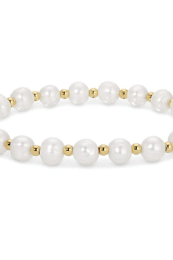 Pearl and Bead Stretch Bracelet