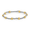 3mm Beaded Stretch Bracelet with Bead Accents