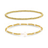 Cross Beaded Bracelet Charm Set