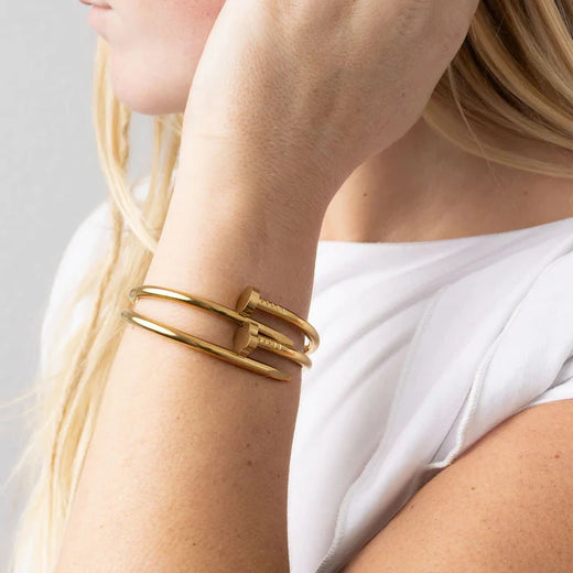 Floral Nail Bangle