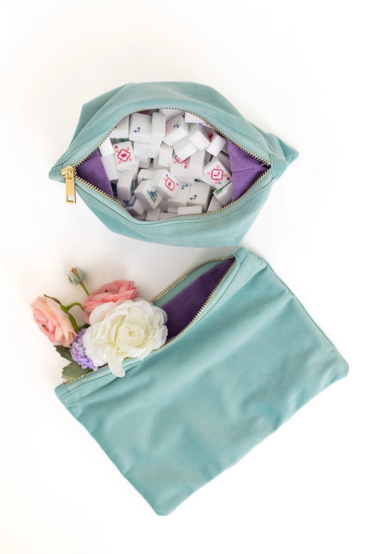 Mahjong Aqua Travel Tile Bag