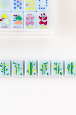 East Meets West Mahjong Tile Set - Sky