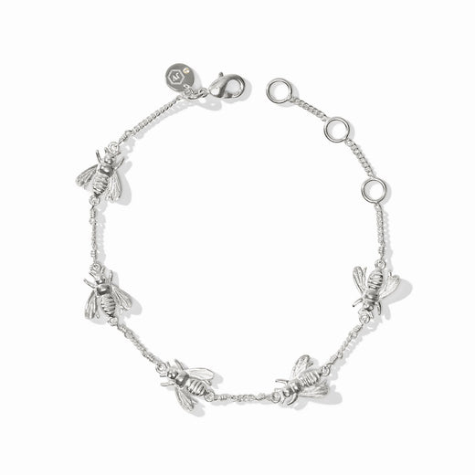 Julie Vos, Bee Delicate Bracelet - Silver