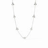 Julie Vos, Bee Delicate Station Necklace - Silver