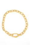 Luxe Link Enamel Chain Necklace