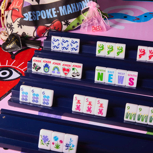 Lucky Charms Mahjong Tiles by Bespoke - Bright White