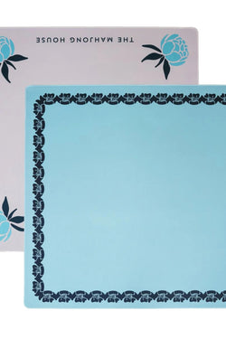 Blue Double-Sided Mahjong Mat