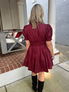 Zipper Short Sleeve Dress