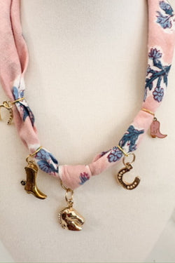 Boots Scarf Necklace