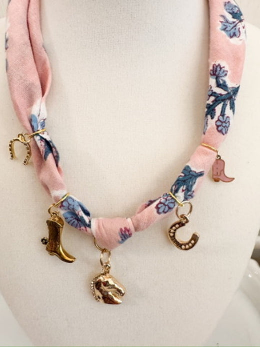 Boots Scarf Necklace
