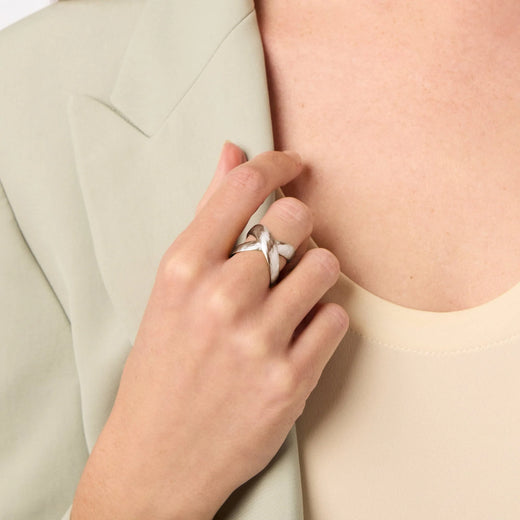 Julie Vos, Catalina X Ring - Silver