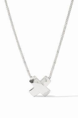 Julie Vos, Catalina X Delicate Necklace - Silver