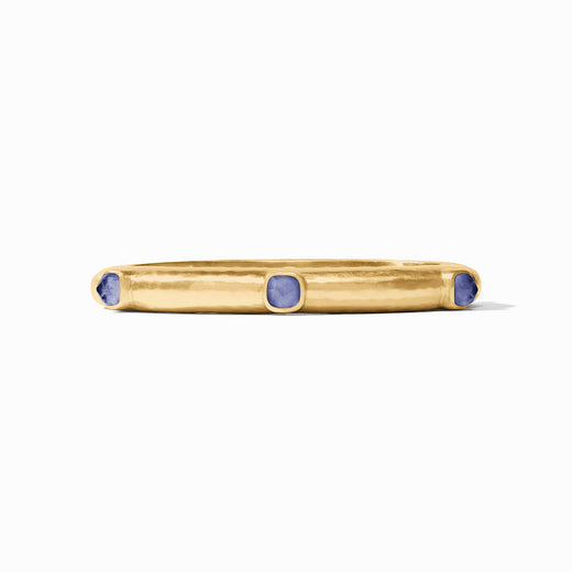 Julie Vos, Catalina Hinge Bangle - Tanzanite Blue