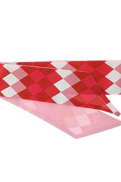 Rhombus Print Twilly Scarf