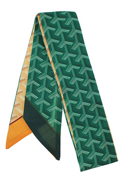 Arrow Pattern Narrow Scarf