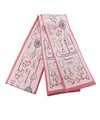 Equestrian Theme Print Narrow Scarf