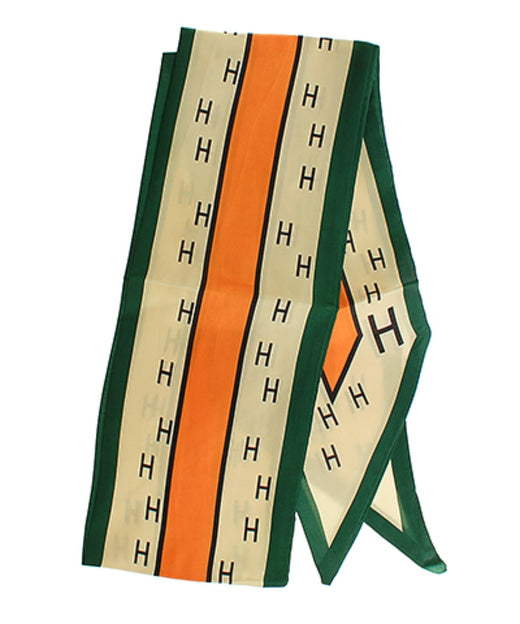 Initial Print Narrow Scarf