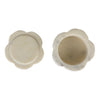 Marble Scalloped Stackable Pinch Pots w/ Lid