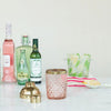 14 oz. Stainless Steel & Hand-Blown Glass Hobnail Cocktail Shaker