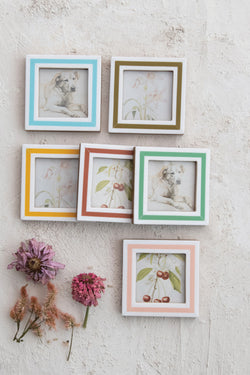 Inlaid Stripes Photo Frame Magnet
