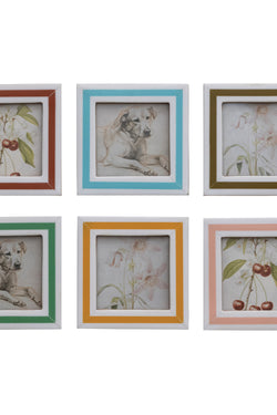 Inlaid Stripes Photo Frame Magnet