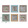 Inlaid Stripes Photo Frame Magnet