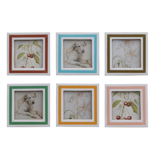 Inlaid Stripes Photo Frame Magnet