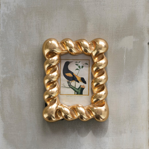 Resin Twisted Photo Frame , 4" x 6" Photo