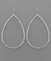 Hammered Teardrop Earrings