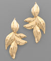 Metal Leaf Earrings