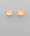 10mm Glass Bead Earrings