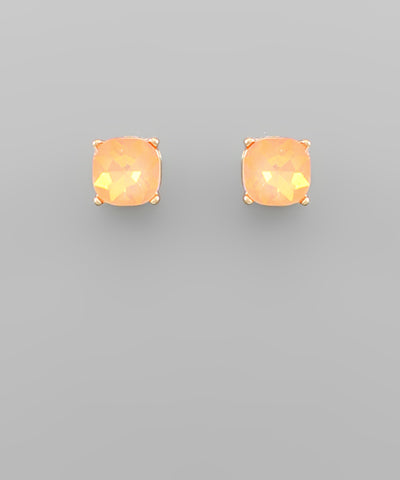 10mm Glass Bead Earrings