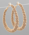 Oval Threaded Earrings